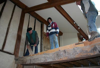 preparing the balustrade