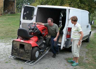 the grass mower returns again...